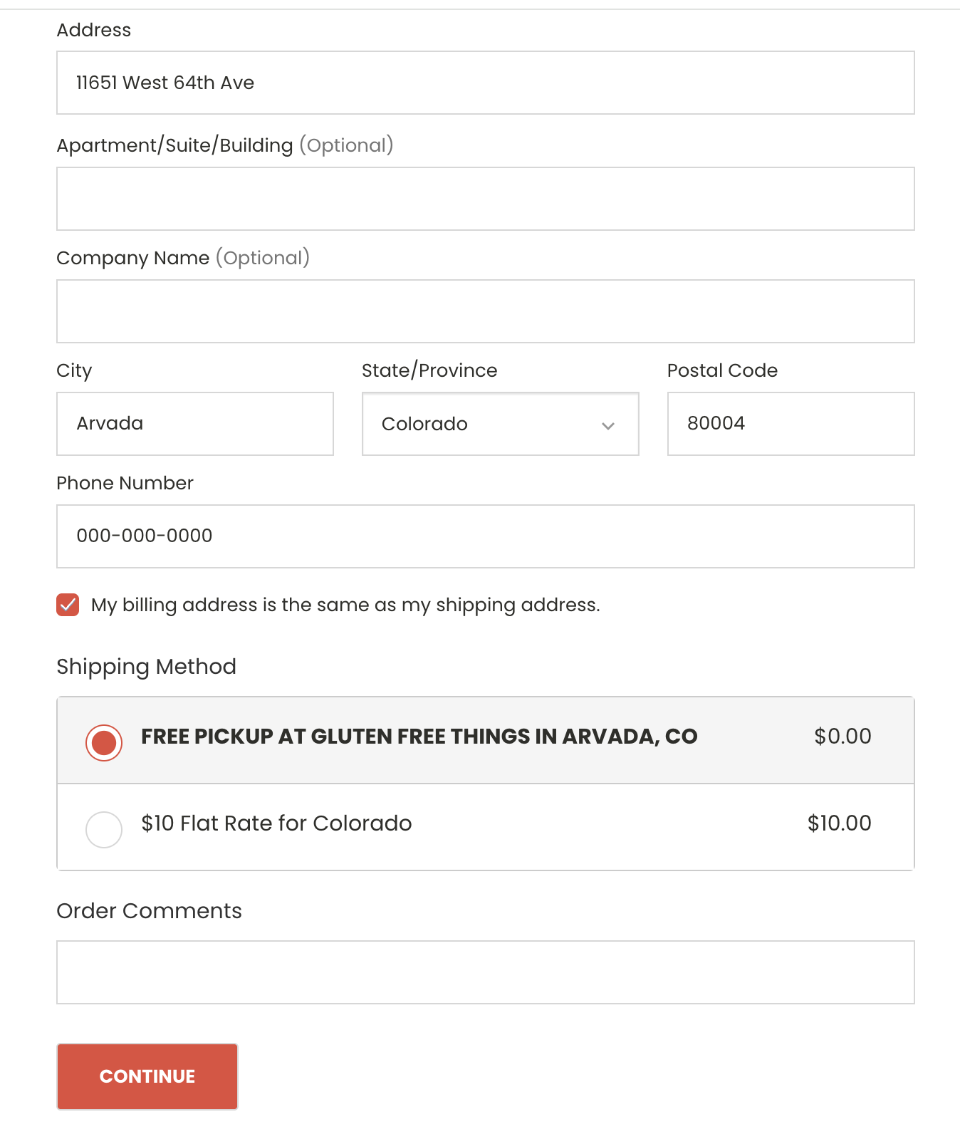 Free Customer Pickup Option when you order online
